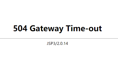 百度云CDN报504 Gateway Time-out错误的问题解决